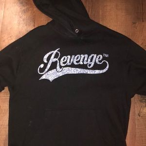 Revenge skull hoodie